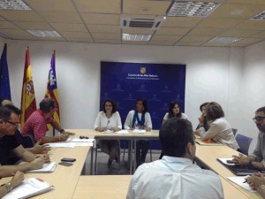 Imagen de la reunión mantenida hoy por la Comisión Paritaria de Formación para la Ocupación de la Administración Local