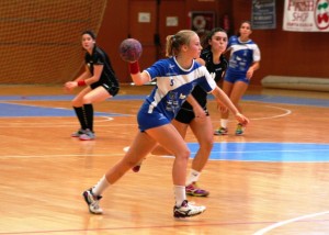 Raquel Bejarano, en un partido de Liga