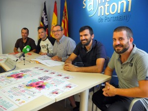 Roda de premsa de presentació dels concerts. Foto: Ajuntament de Sant Antoni.