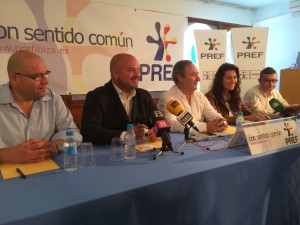 José Luis Cardona, Nacho Rodrigo, Cándido Valladolid, Myriam Valladolid, y Vicent Marí, encabezan las listas del PREF.