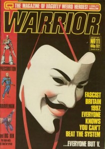 Los primeros capítulos de la saga se publicaron en el magazine británico Warrior hasta la cancelación de la revista.