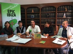 Cristina Ramos, Agustín Peña, Antonio Villalonga, Catalina Salazar-Sandoval y Carlos Martínez. Foto: L. Aversa