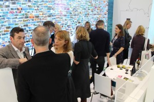 Periodistes al estand pitiús de la World Travel Market