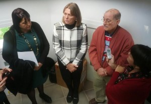 Sansano, Marí y Bofill, durante la presentación