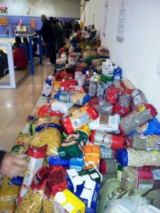 Una imagen de los alimentos recogidos el pasado año en la Operación Kilo Solidario.