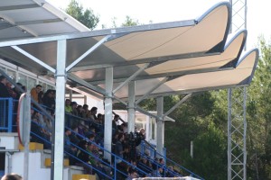 El Municipal de Sant Rafel estrenó la nueva cubierta en el partido ante el Campos.