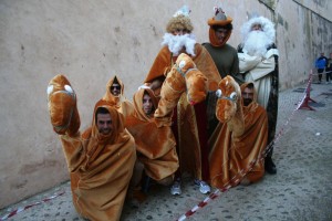 Los Reyes Magos y sus cuatro camellos se llevaron el premio al mejor disfraz.