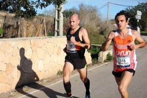 Urbano y Añibarro fueron juntos hasta los últimos kilómetros de la carrera.