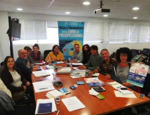 Una imagen de la asamblea de la Alianza Mar Blava de este viernes en Formentera.