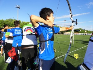 Iván Riera (Es Cubells), uno de los participantes ibicencos en arco recurvo júnior.