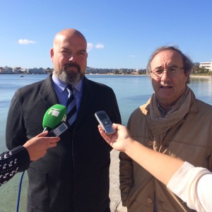 Ignacio Rodrigo y Cándido Valladolid, en rueda de prensa.