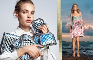 La modelo Natalia Vodianova en la campaña de Stella McCartney, quien abrirá en breve su tienda en Ibiza. 