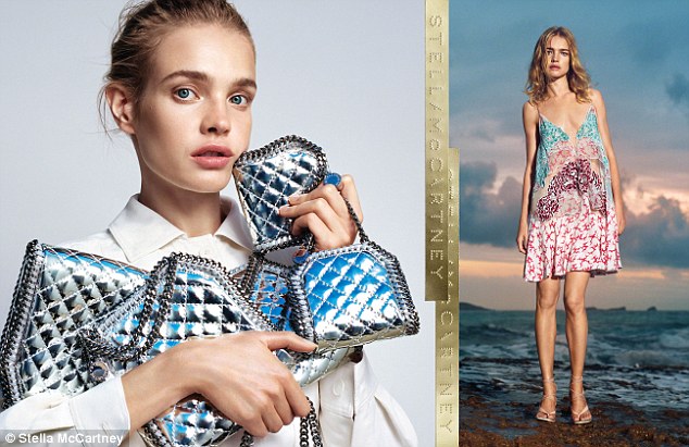 El crepúsculo ibicenco enmarca a Natalia Vodianova en la campaña de Stella McCartney.