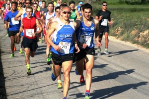 Adrián Guirado durante la pasada Cursa de sa Salsa de Sant Josep, donde acabó primero.