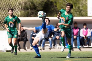 Un lance del partido disputado este domingo en Sant Rafel.