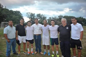 Los ibicencos Aitor Ramírez y Manu Moreno, junto a Oliver Mendoza y Albert Benaiges.