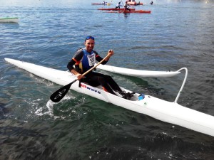 Albert Solé se clasificó en segunda posición en canoa polinésica.