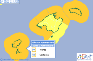 Las temperaturas máximas no superarán los 8 grados en toda la jornada.  Fuente: Aemet