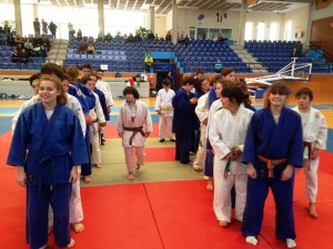 Medio centenar de judocas participaron en el II Control Escolar de Judo.