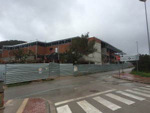 El nuevo edificio que Mercadona construye en Sant Antoni. Foto: L. A.