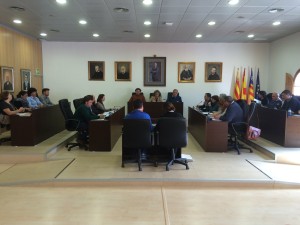 Imagen general del pleno de Sant Josep. Foto: L. A.