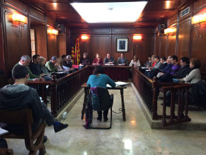 En la imagen, un momento de la sesión plenaria del Ayuntamiento de Santa Eulària.  Foto: B. R. 