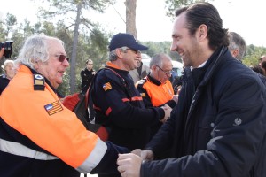 Bauzá, en la Diada de Protección Civil de Sant Joan