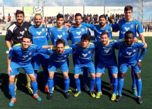 Once incial del Formentera en el estadio del Constancia. Foto: Fútbol Balear