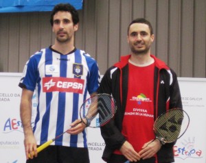 Javier Abián, a la derecha junto a su hermano Pablo, ha sido el mejor jugador de Primera Nacional.