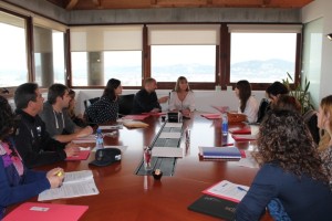 Imagen de la primera reunión del consejo asesor ‘Jóvenes-Alcohol’ celebrada esta mañana en Can Botino y presidida por la alcaldesa de Eivissa, Virginia Marí