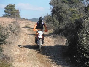 Adrià Costa, durante un momento de la carrera, sobre una distancia de 12 kilómetros.