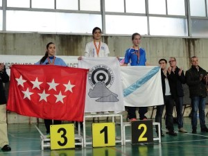 Sara Díez se proclamó este domingo campeona de España de arco recurvo cadete.