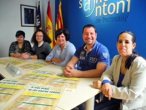 Un moment de la presentació de la fira rural a l'Ajuntament de Sant Antoni.