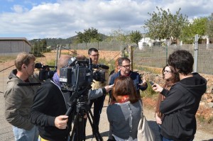 ​'Agustinet' i els també regidors progressistes Paquita Ribas, Ángel Luis Guerrero i María José Guisado.