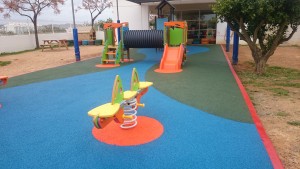 Las mejoras del parque infantil de Can Raspalls.