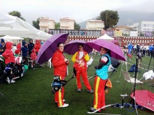 Miriam Alarcón, a la derecha, junto a sus compañeras de selección Alicia Marín y Adriana Martín.