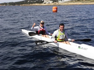 Jordi Costa y Joan Ramón vencieron con claridad en k-2 sénior masculino. 