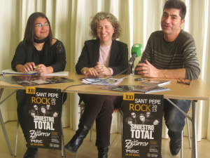 Marilina Ribas, Neus Marí y Miquel Prats 'Botja' en la presentación. Foto: Ayuntamiento de Sant Josep