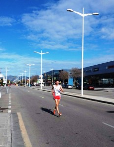 Carlos Tur (CA Pitiús) venció en solitario en los 10 kilómetros marcha.