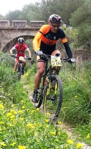 David Ramón y Jordi Cardona protagonizaron un reñido duelo en la BTT Sa Cala.