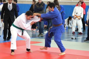 Jorge Pavón, del Club Sant Jordi, venció en la categoría cadete de -66 kilogramos.