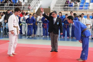 Sergio Pazos y Guillem Miguel disputan uno de los combates.