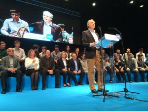 Vicent Serra durante su discurso. Foto: L, A,