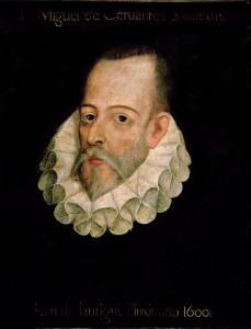 Retrato de Miguel de Cervantes por Juan de Jauregui y Aguilar.