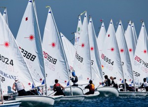 Una imagen de la salida de Láser Standard en Torrevieja. Foto: Pep Portas