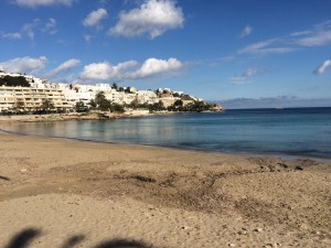 Imagen de la playa de ses Figueretes.