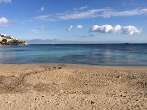 Imagen de la playa de ses Figueretes.