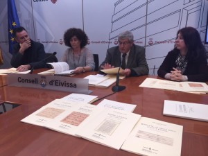 Imatge de la roda de premsa d'aquest matí. Foto: Consell d'Eivissa