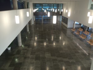 Imagen del interior del nuevo edificio.