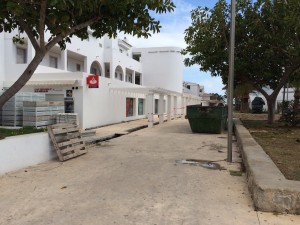 Imagen de las obras que se están llevando a cabo en un establecimiento de Pallidum Hotel Group, en Platja d'en Bossa.